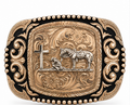 Faithful Cowboy Western Belt Buckle | Branding Iron Western Wear