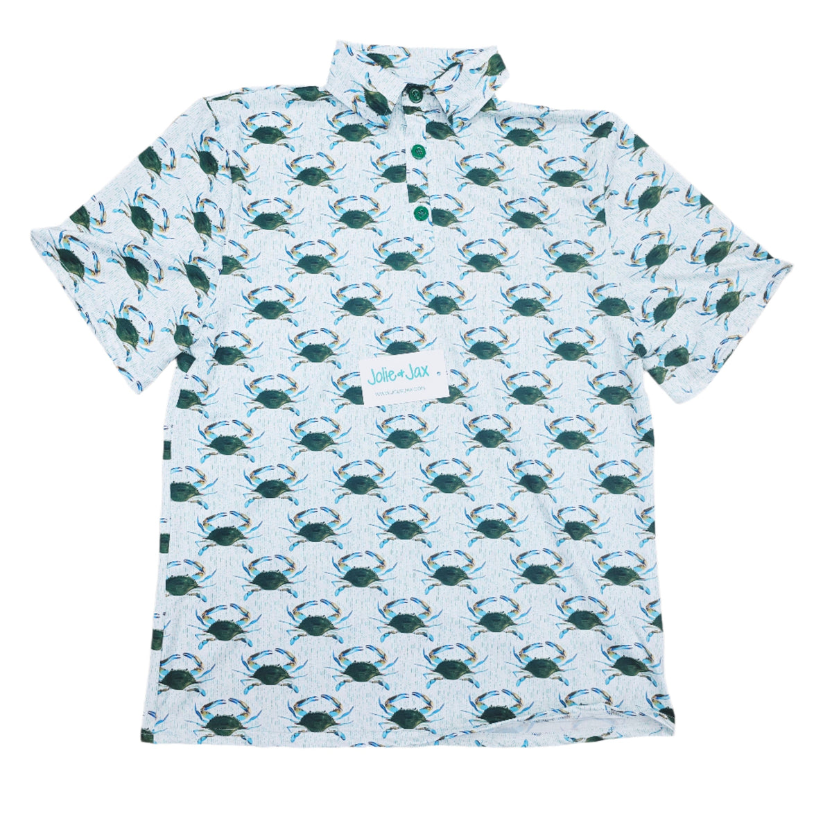 Green Crab Polo Adult Shirt