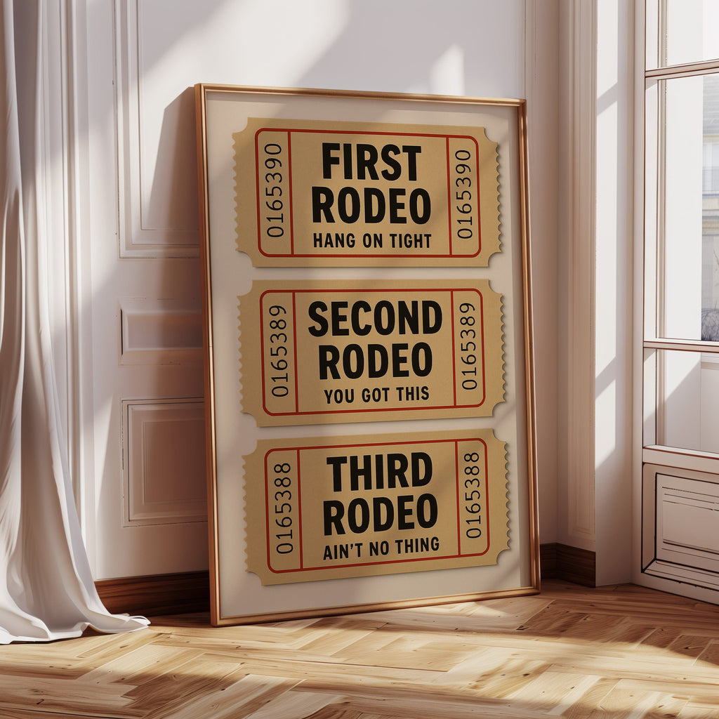 Rodeo Tickets – Life's Little Lessons, Western Style