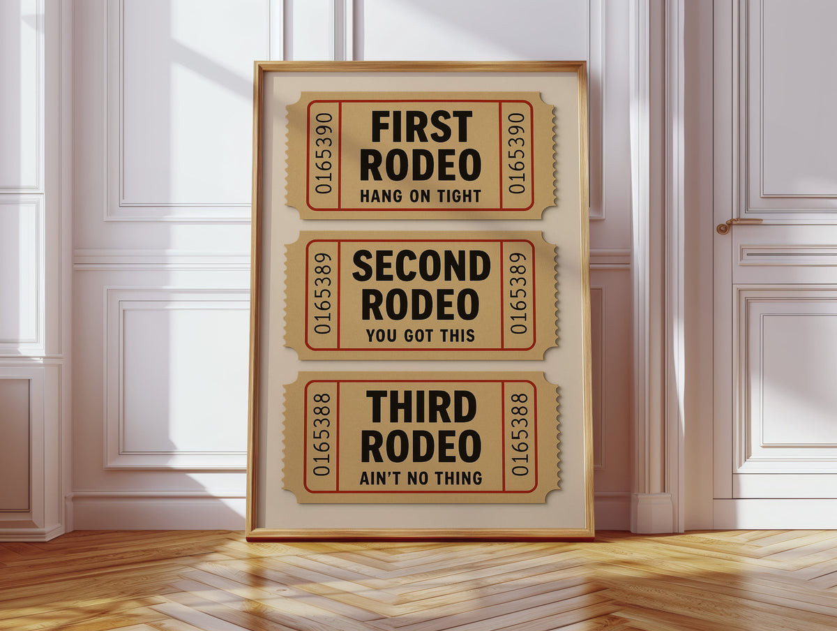 Rodeo Tickets – Life's Little Lessons, Western Style