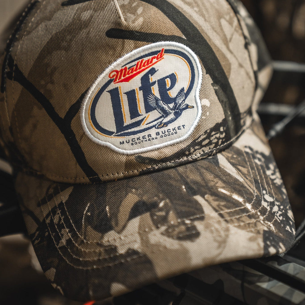 Mallard Life Deadwood Camo Bucket