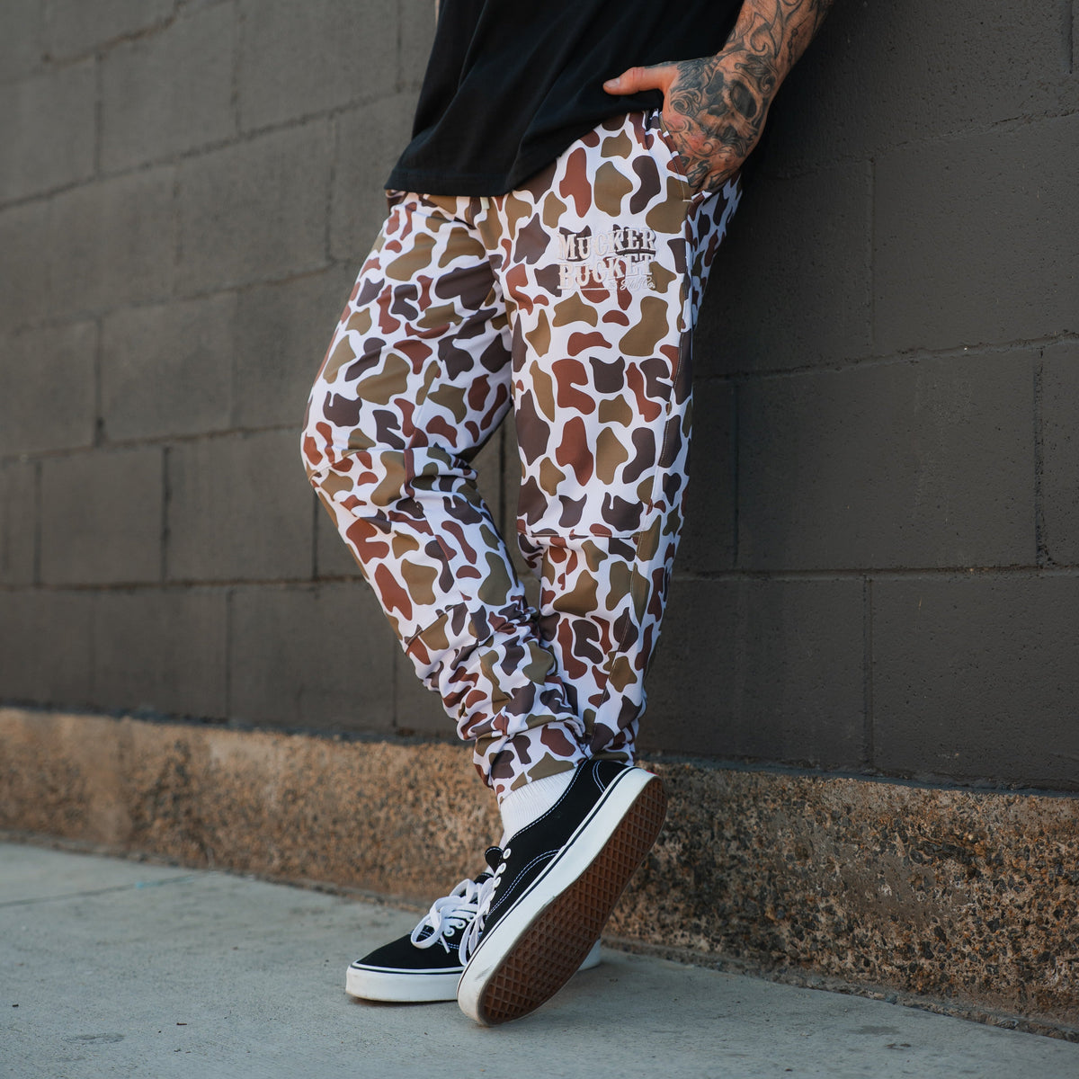 Men's Classic Premium Joggers | Old School Duck Camo
