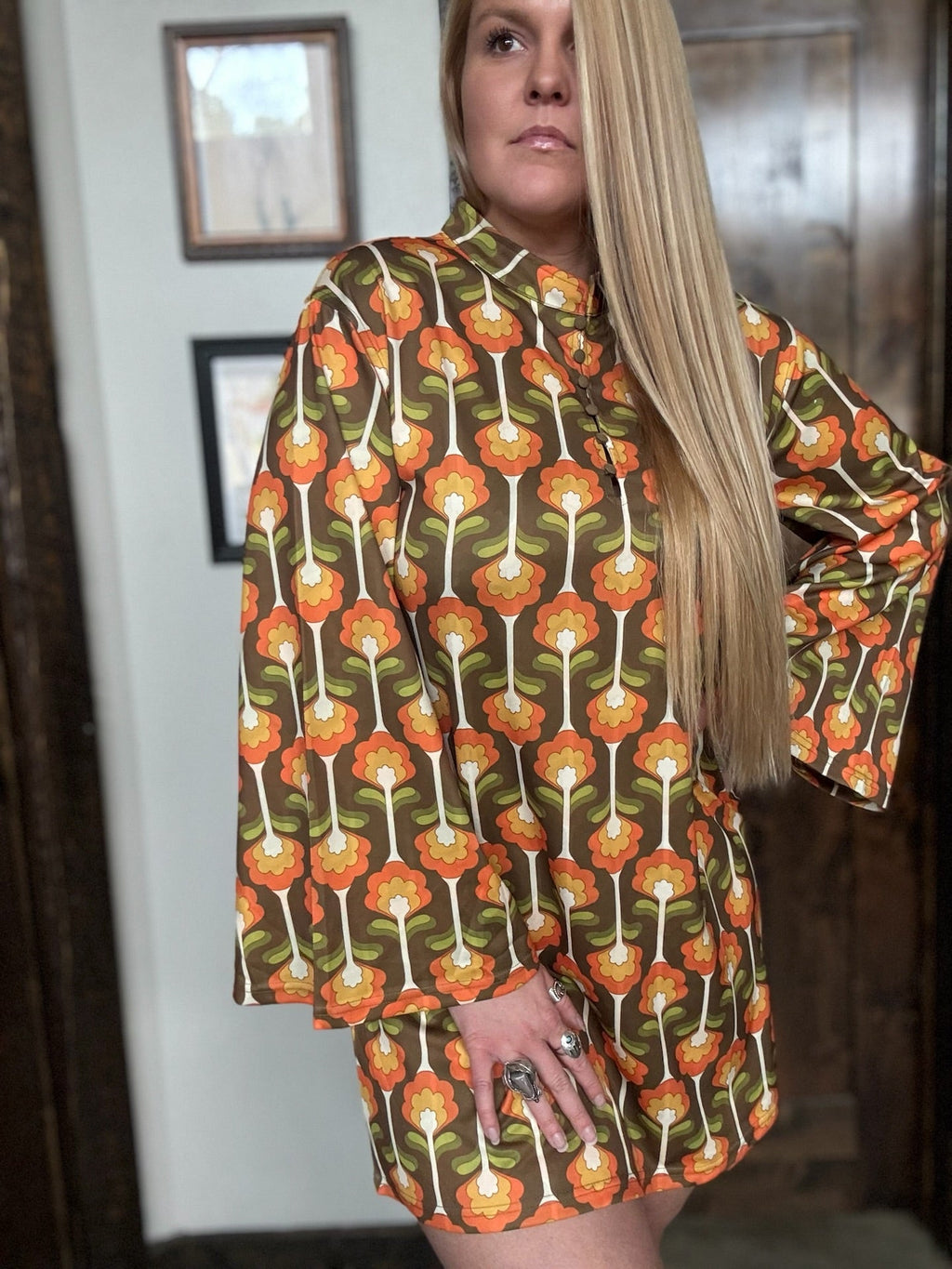 Cradle of Love Woman Retro Tulip Dress