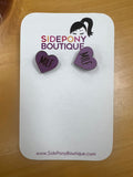 MILF Wood Stud Earrings