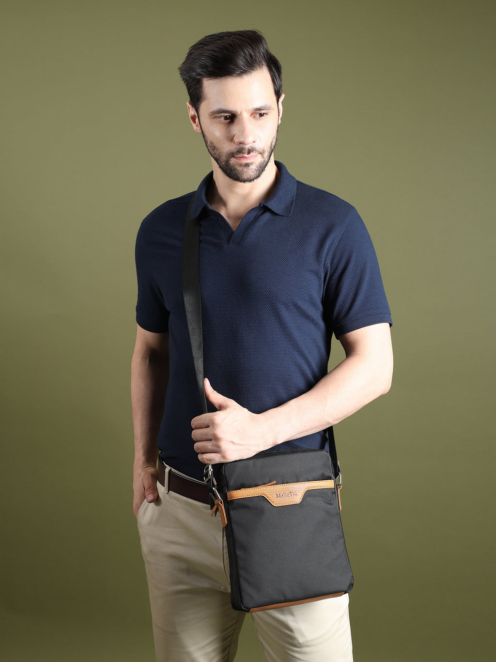 Mark Canvas Side Messenger Bag