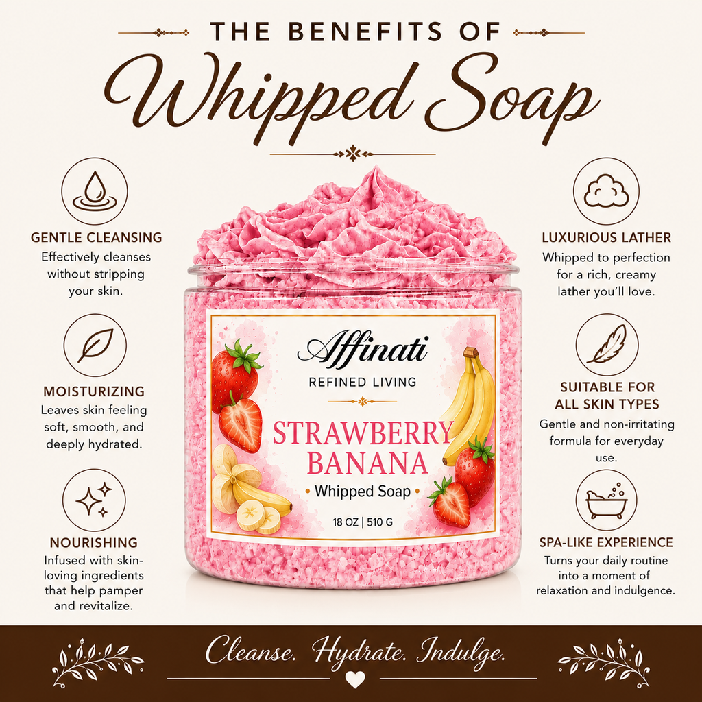 Butterscotch & Bourbon Whipped Soap