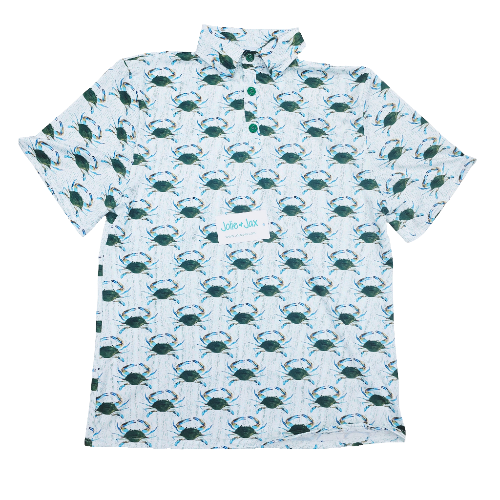 Green Crab Polo Adult Shirt