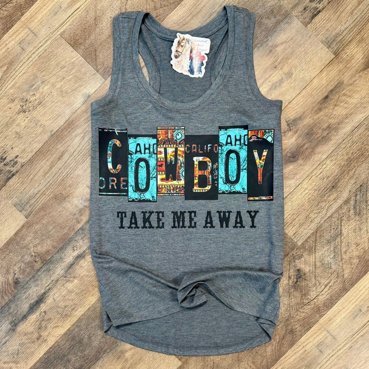 Cowboy Take Me Away | Country Graphic Tank Top