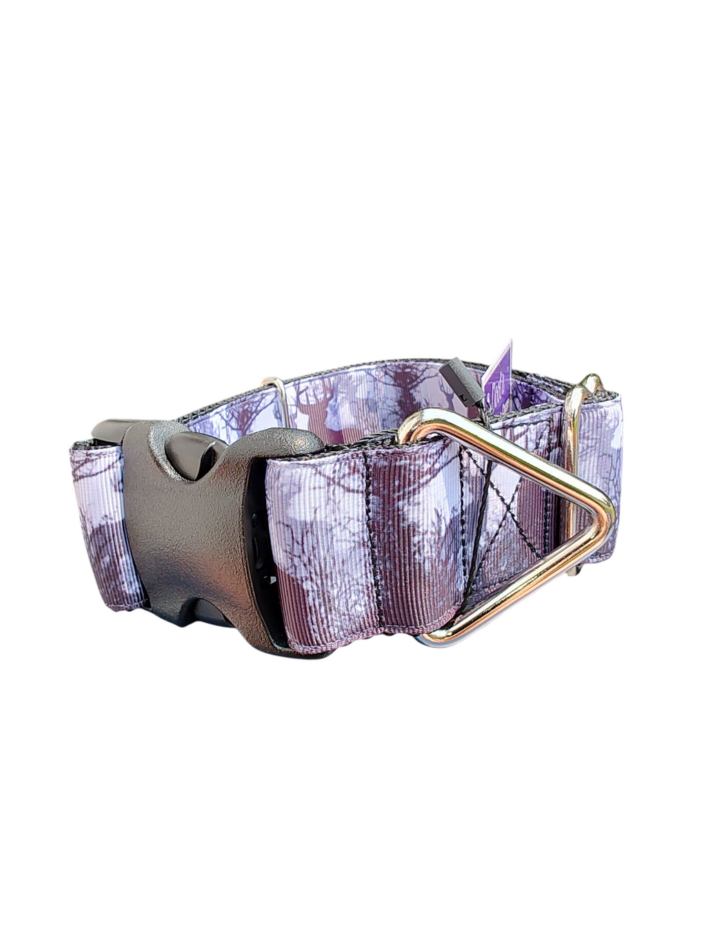 1.5" Wide Hunting Bucks Nylon Dog Collar