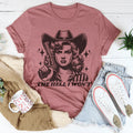 "The Hell I Won't" – Western Cowgirl Attitude Graphic Tee