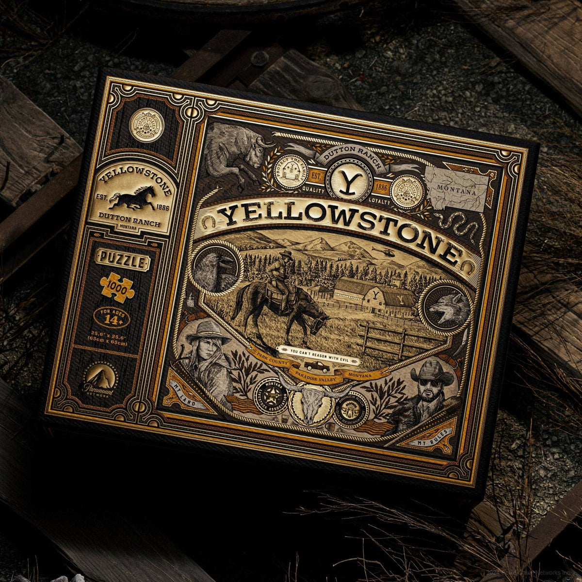 Yellowstone Dutton Ranch 1000 Piece Jigsaw Puzzle | Theory11